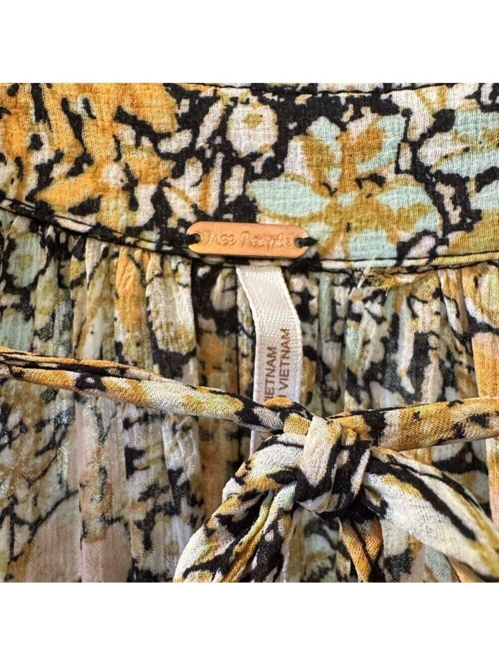 Free People Floral Long Sleeve Dress - Picture 6 of 6
